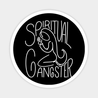 Spiritual Gangster Line Art Magnet